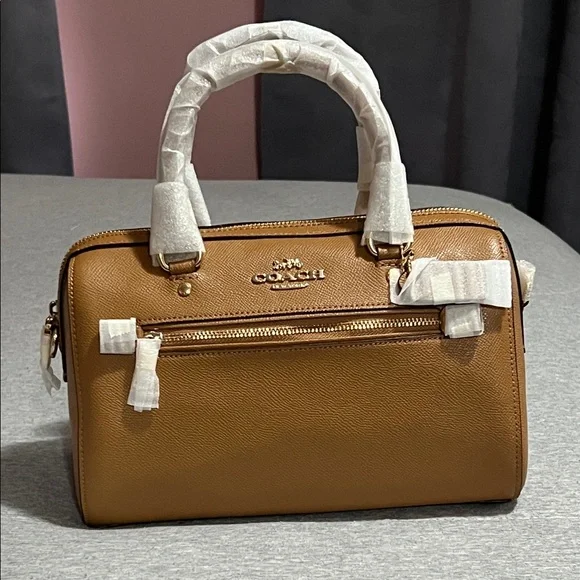Coach Brown Leather Satchel - Picture 2 of 7